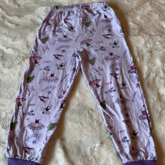 2/$25 P Jamers 3-piece pajama set Ballet Lilac & Purple, Girls Size 4 - Picture 12 of 14